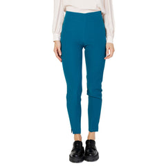Hanny Diepzwarte Polyester Broek