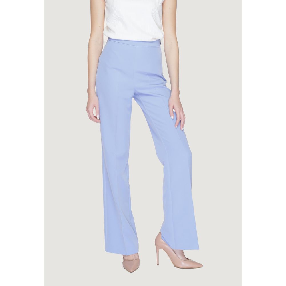 Silence Purplefarbene legere Hose aus Polyester