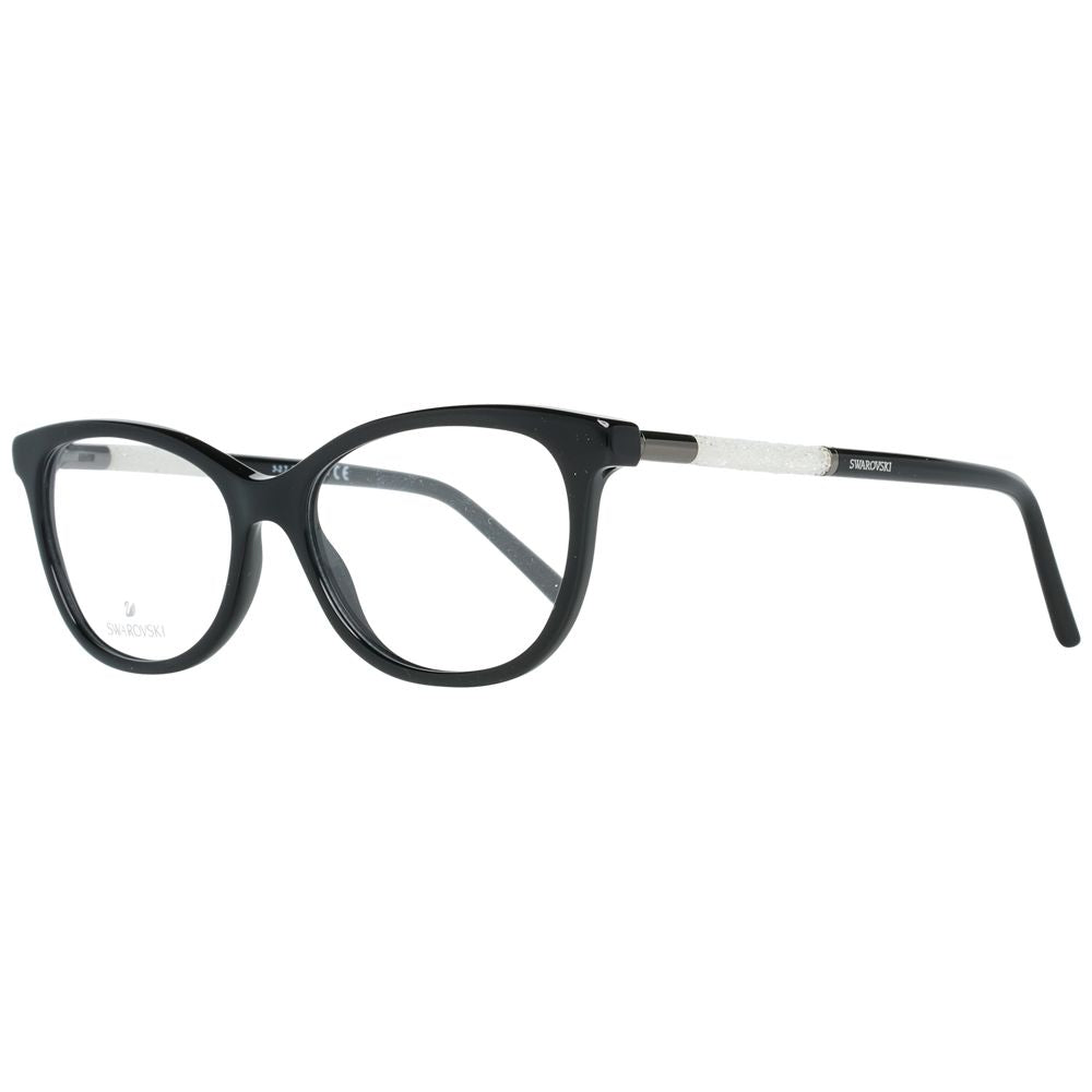 Swarovski Brille aus schwarzem Metall und Kunststoff (Fassungen)