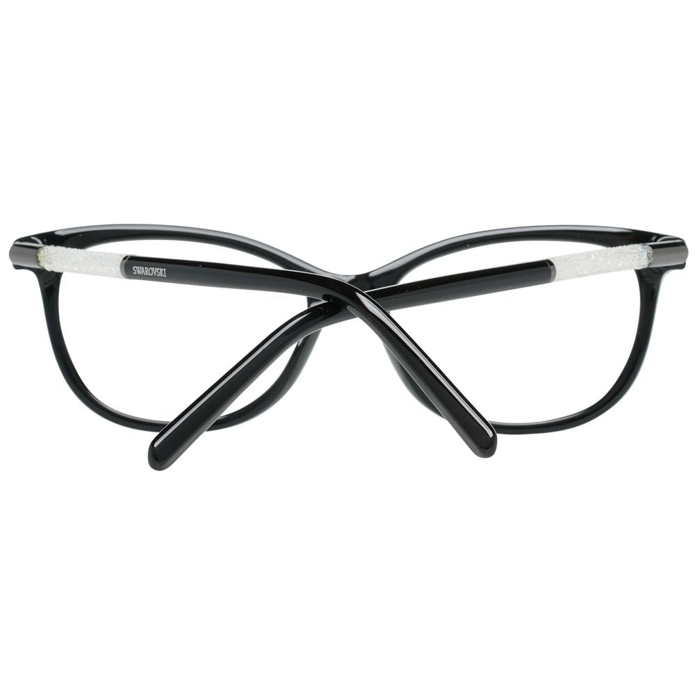 Swarovski Brille aus schwarzem Metall und Kunststoff (Fassungen)