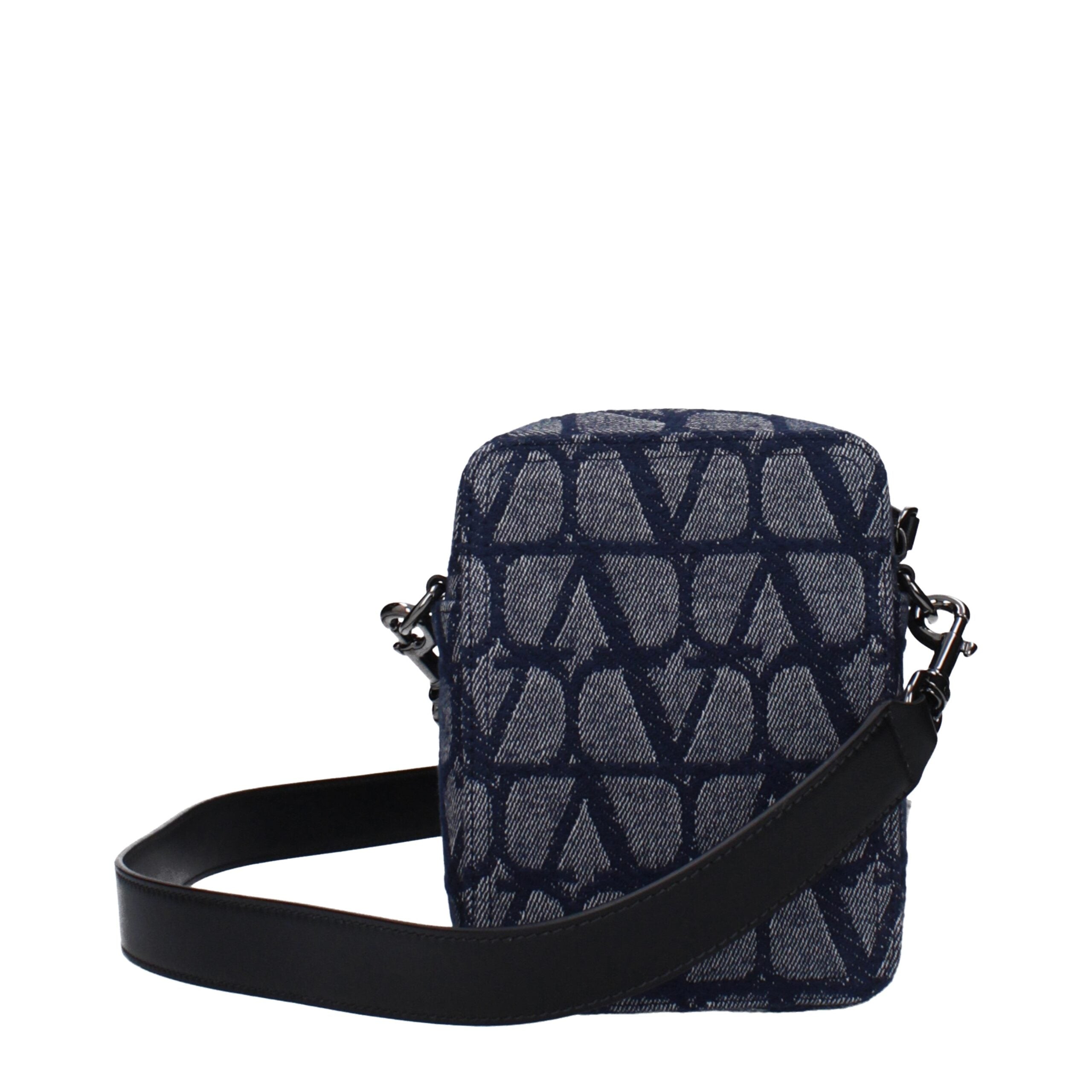 Valentino Garavani Umhängetasche aus blauem Stoff