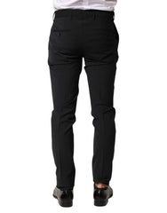 Dolce & Gabbana Schwarze Anzughose aus Wolle für Herren
