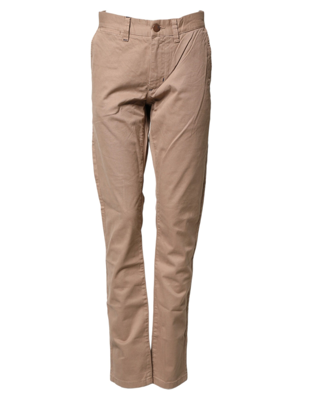 Sun68 Beige Baumwoll-Chino für Herren mit geradem Schnitt und mittlerer Bundhöhe