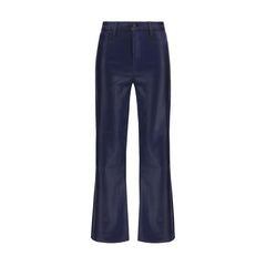 L'Agence Blue Casual Broek Katoen