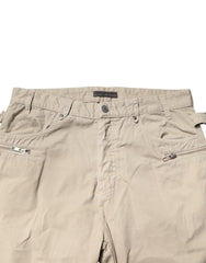 Daniele Alessandrini Beige Cotton Mid Waist Straight Men Denim Jeans