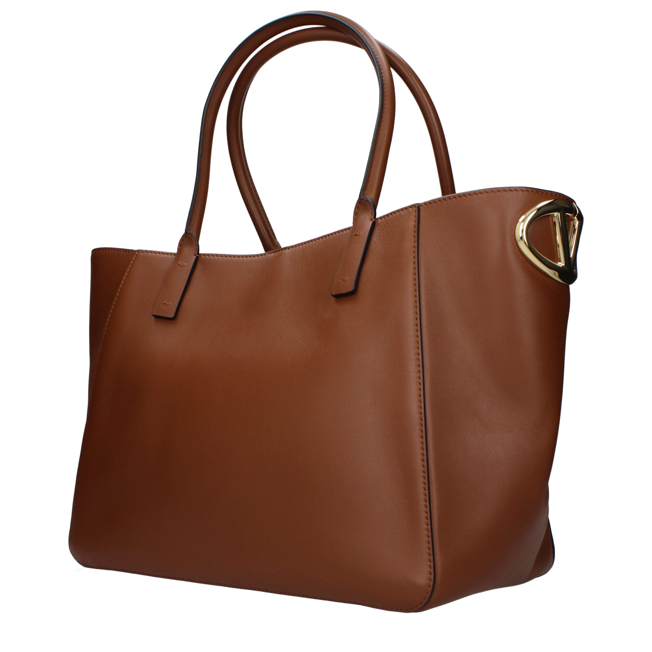 Valentino Garavani Bruine Leren Handtas