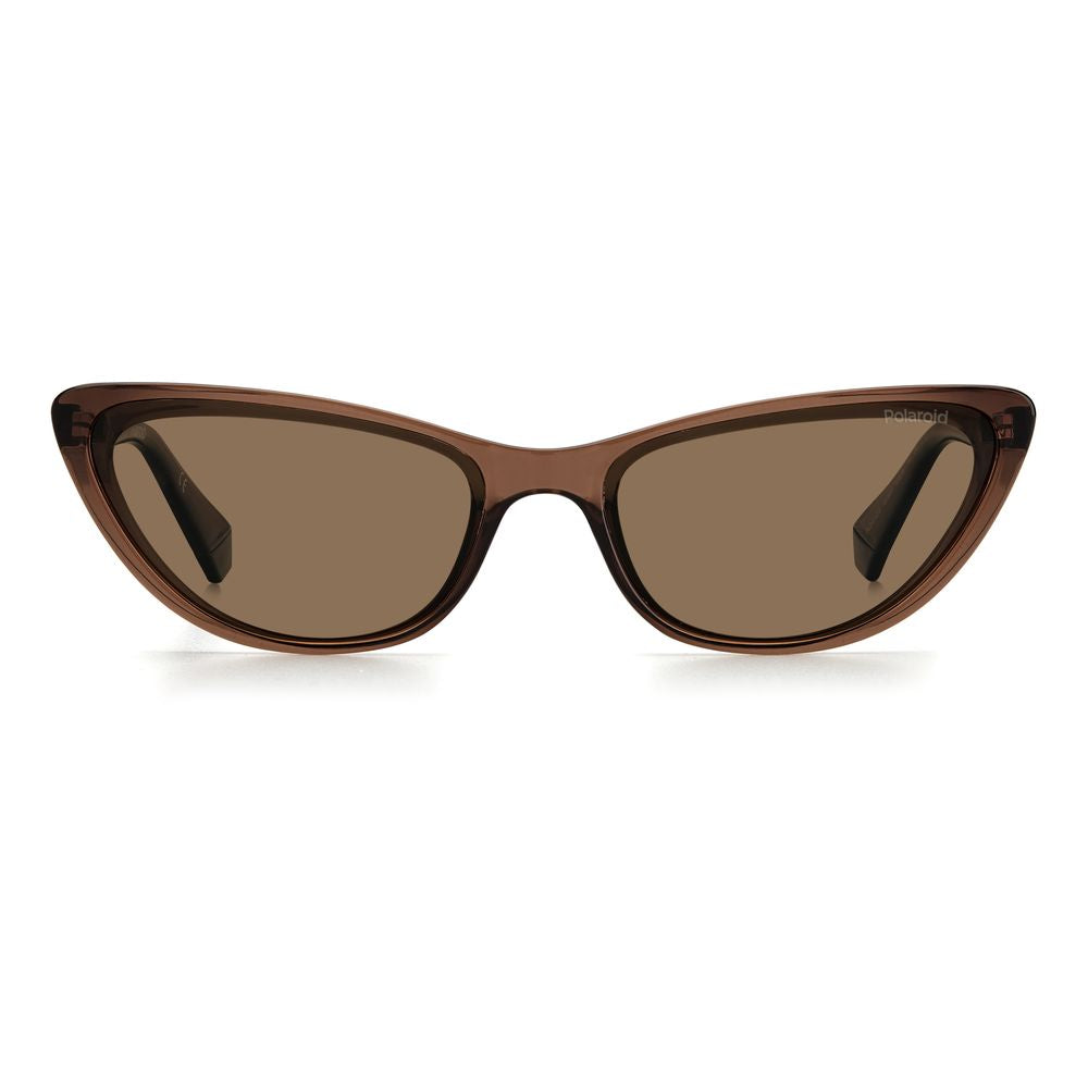 Polaroid Sonnenbrille aus braunem Kunststoff