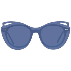 Sting blauwe plastic zonnebril