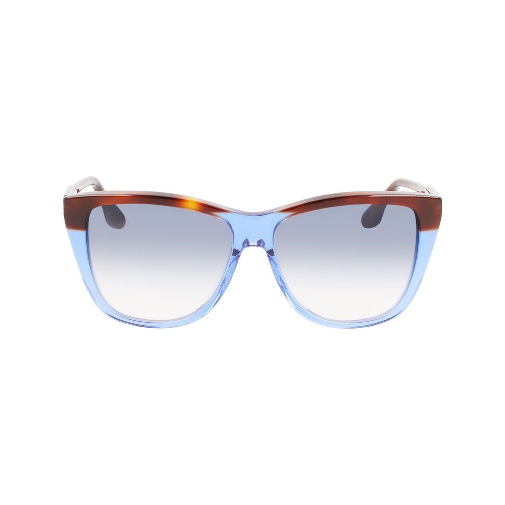Victoria Beckham Sonnenbrille aus blauem Azetat