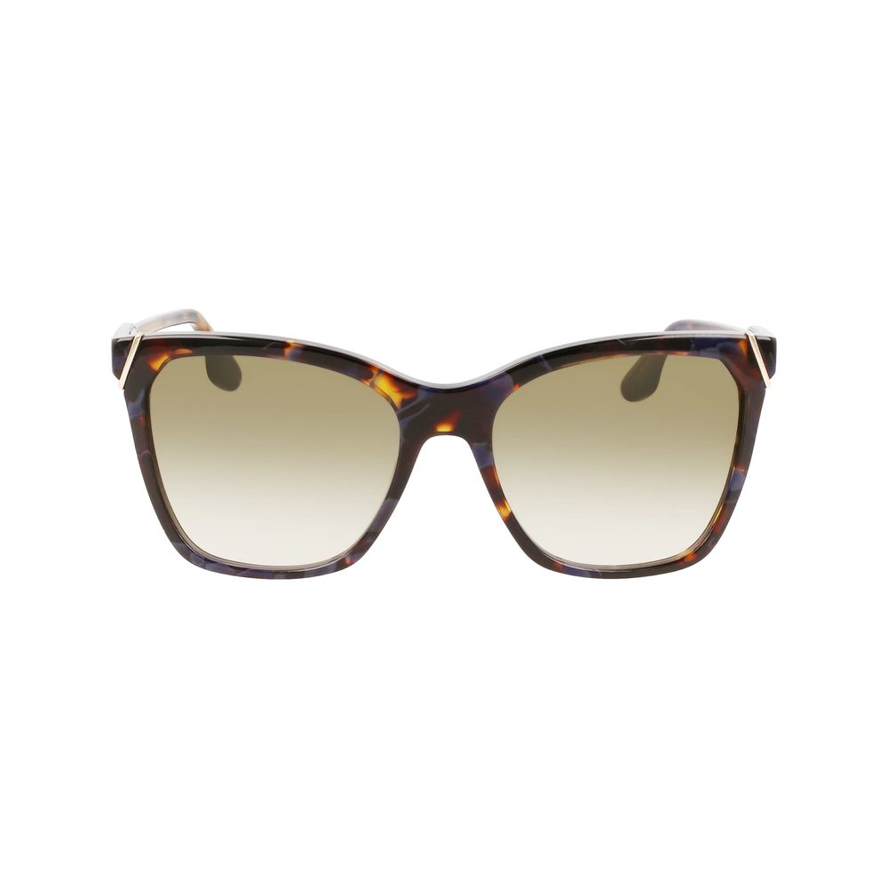Victoria Beckham Sonnenbrille aus blauem Azetat