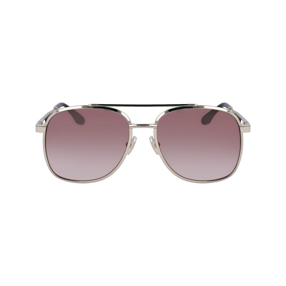 Victoria Beckham Sonnenbrille aus goldfarbenem Metall