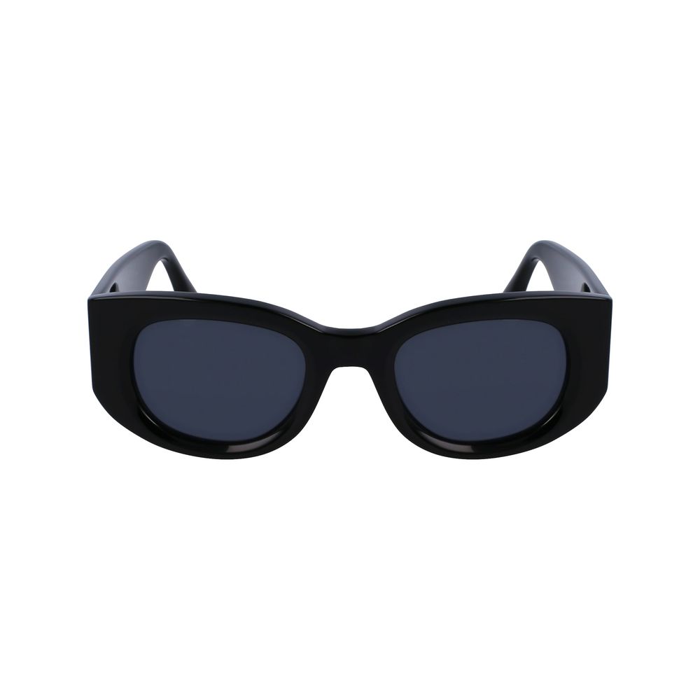 Victoria Beckham Sonnenbrille aus schwarzem Acetat