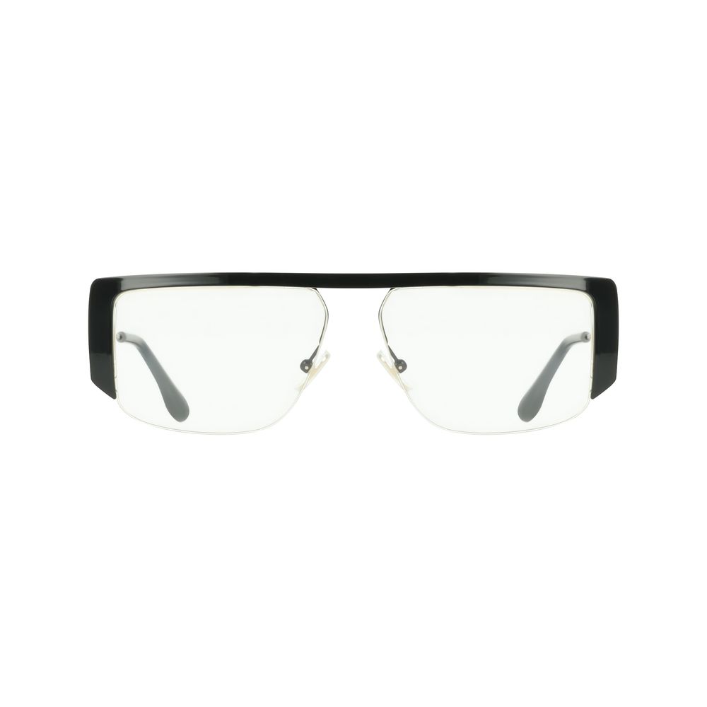Victoria Beckham Schwarze Metallsonnenbrille