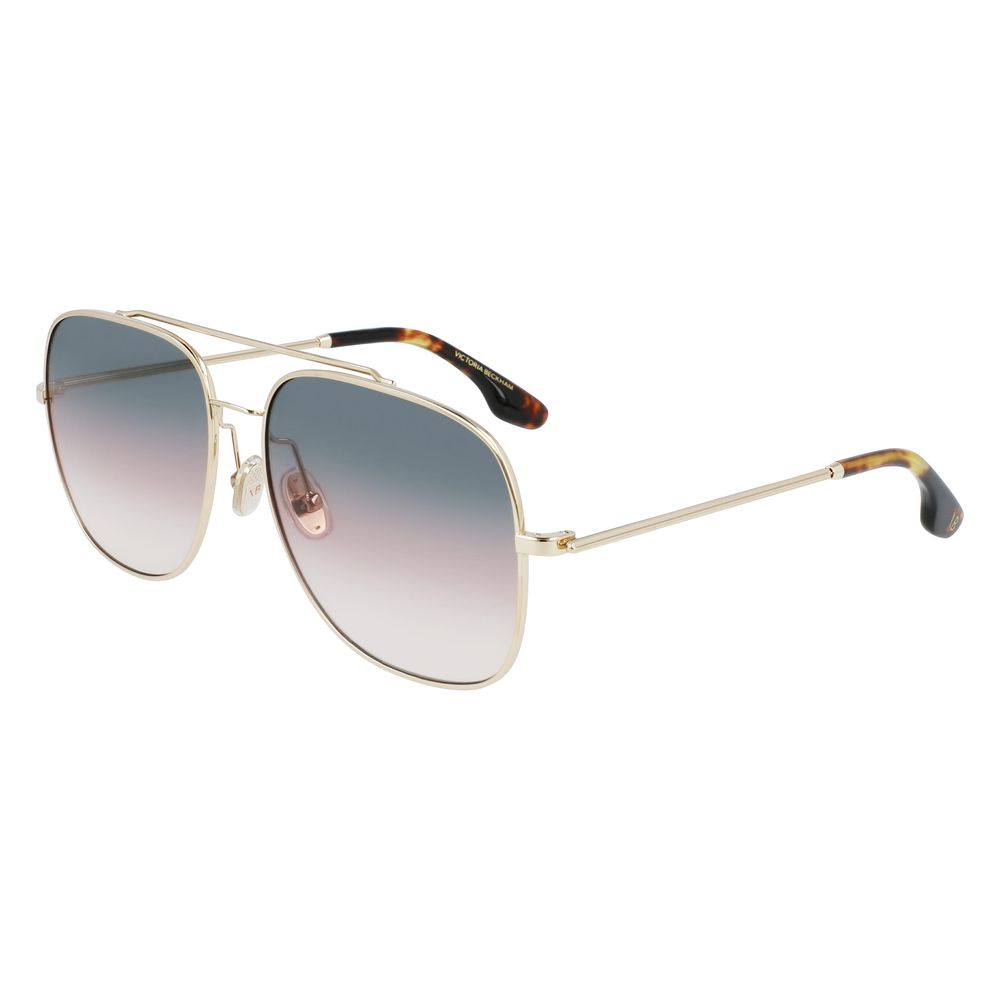 Victoria Beckham Sonnenbrille aus goldfarbenem Metall