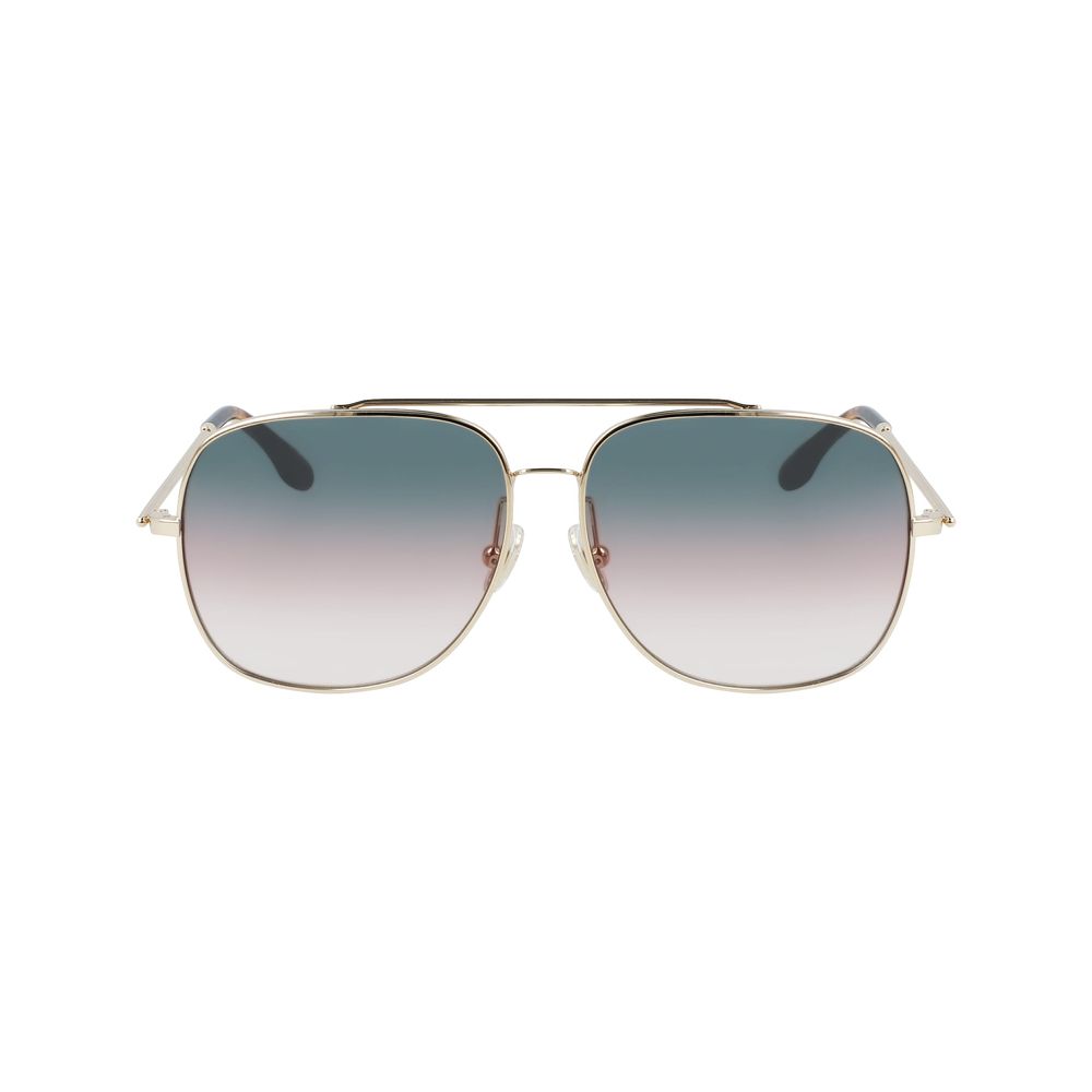 Victoria Beckham Sonnenbrille aus goldfarbenem Metall