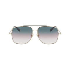 Victoria Beckham Sonnenbrille aus goldfarbenem Metall