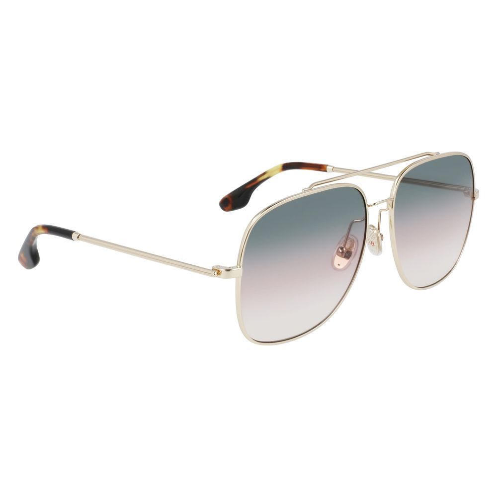 Victoria Beckham Sonnenbrille aus goldfarbenem Metall