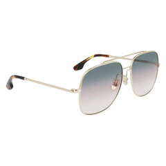 Victoria Beckham Sonnenbrille aus goldfarbenem Metall