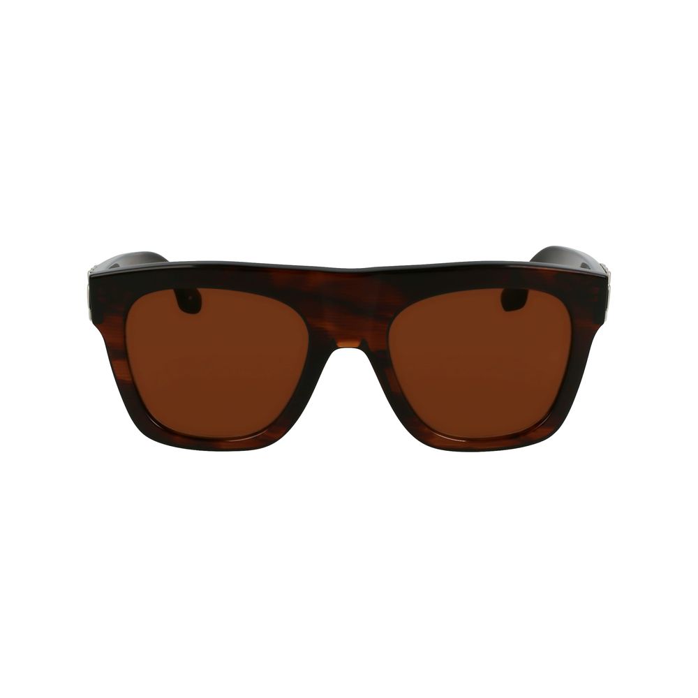 Victoria Beckham Braune Acetat-Sonnenbrille
