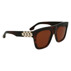 Victoria Beckham Braune Acetat-Sonnenbrille