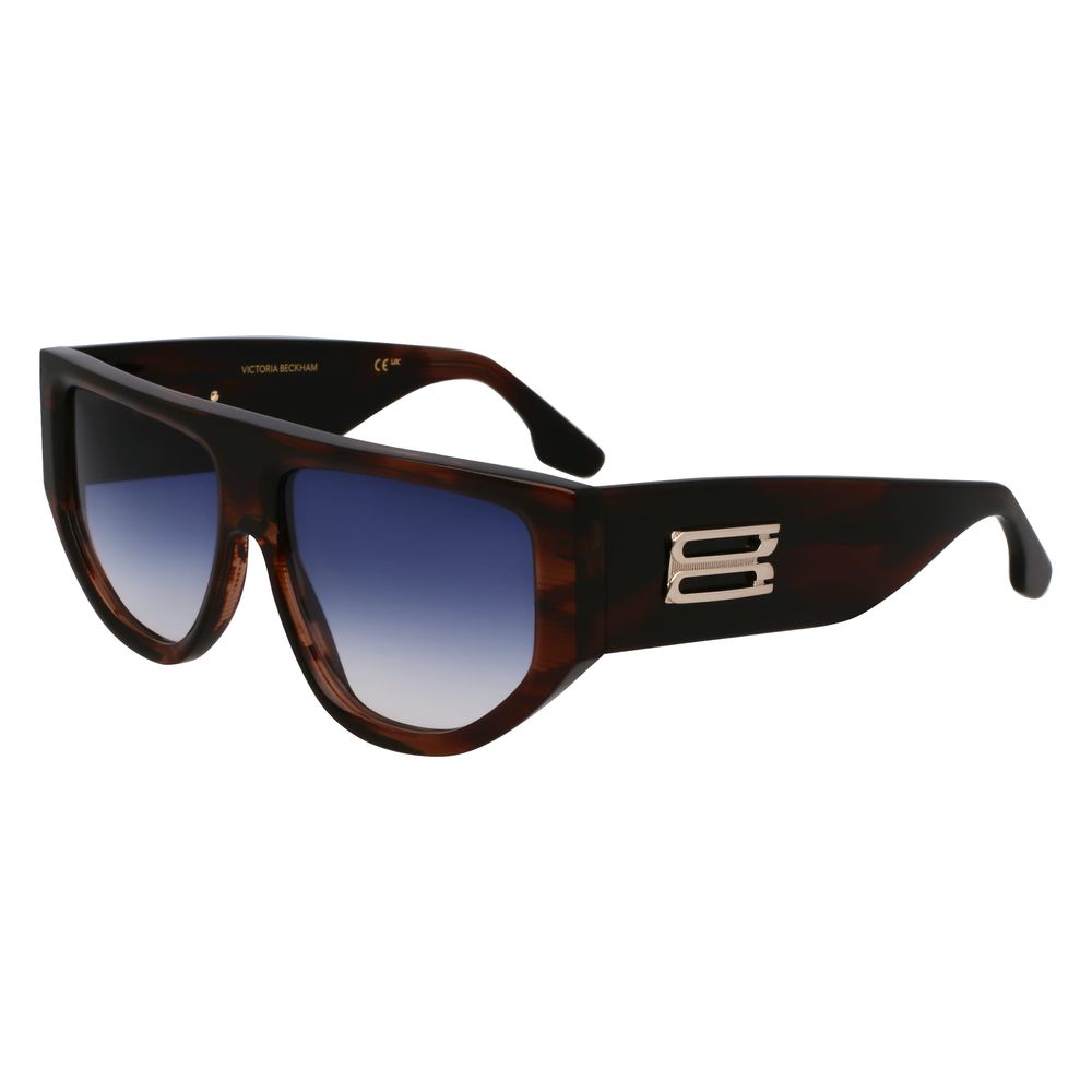 Victoria Beckham Braune Acetat-Sonnenbrille