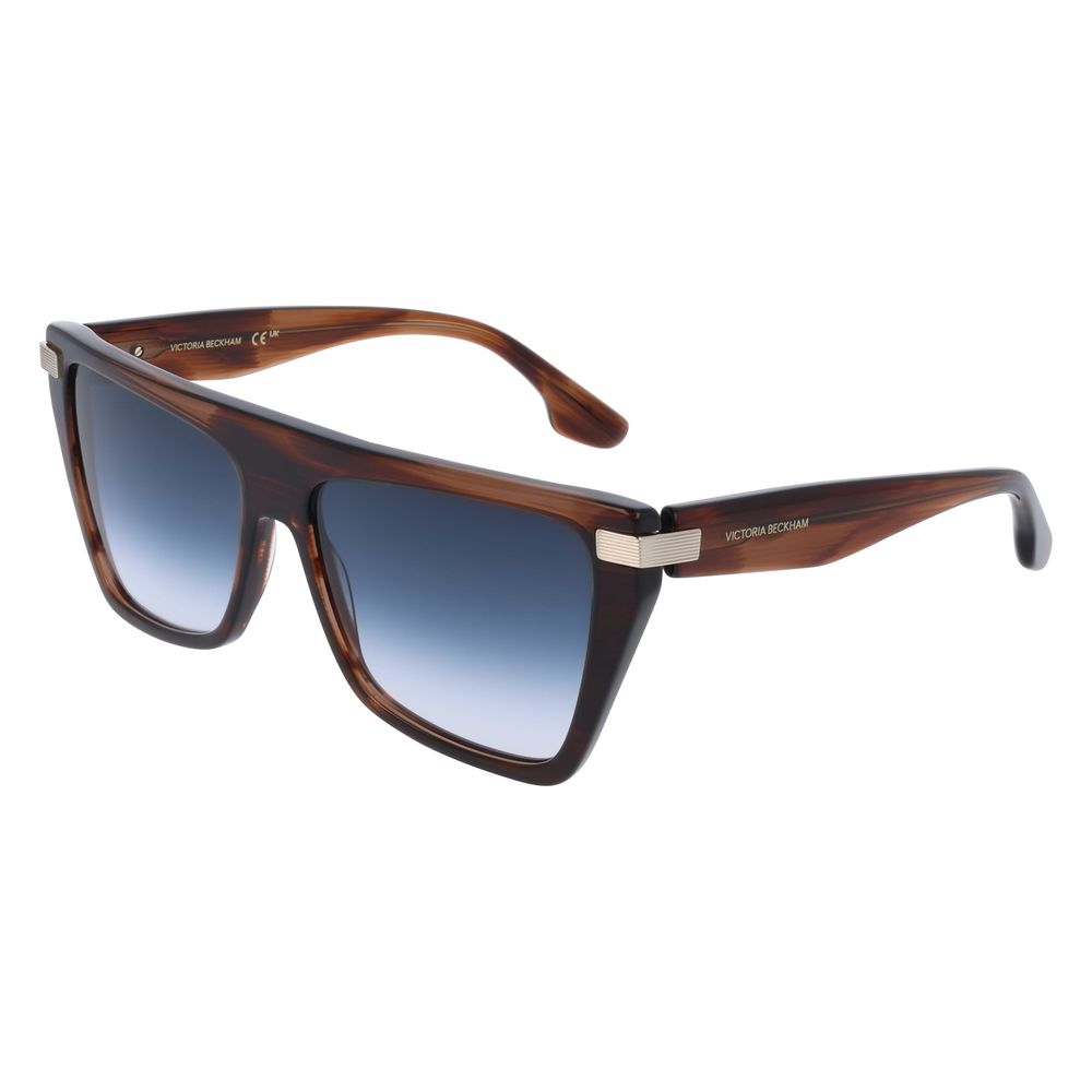 Victoria Beckham Braune Acetat-Sonnenbrille