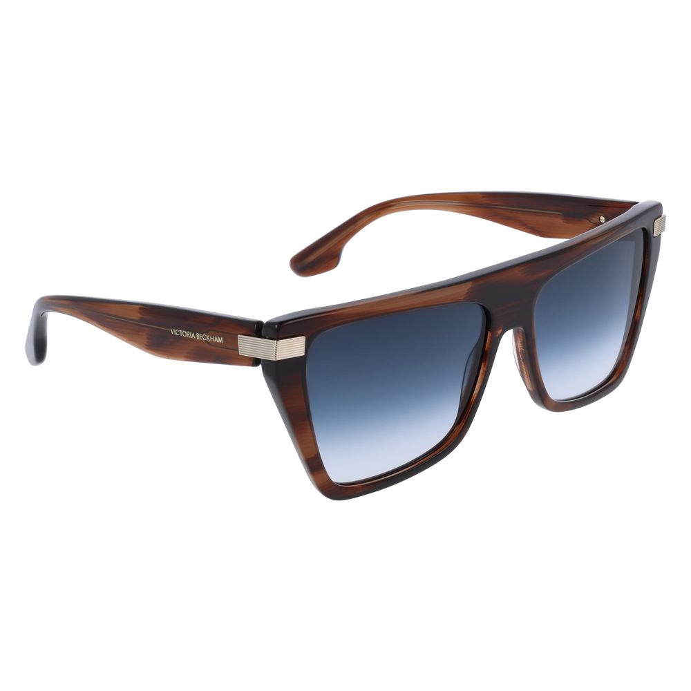 Victoria Beckham Braune Acetat-Sonnenbrille