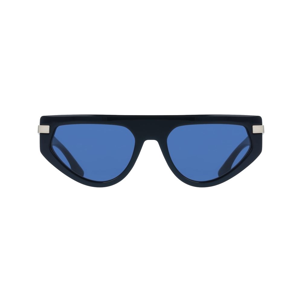 Victoria Beckham blauwe acetaatzonnebril