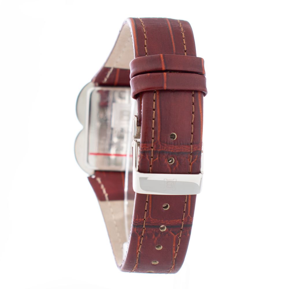 Laura Biagiotti braune Lederarmbanduhr