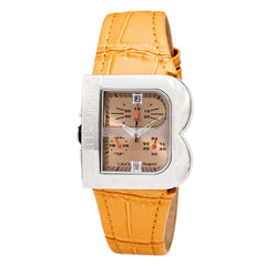 Laura Biagiotti Orange Lederkleid-Uhr