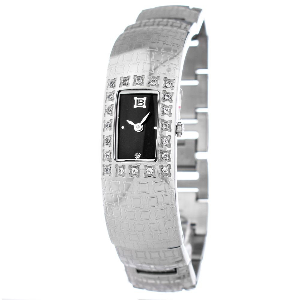 Laura Biagiotti Damen-Armbanduhr aus silberfarbenem Edelstahl