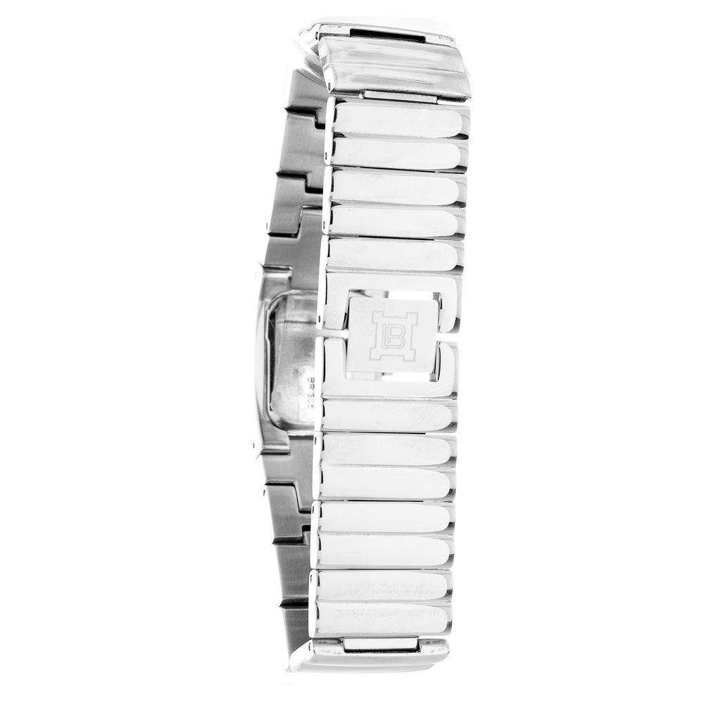 Laura Biagiotti Damen-Armbanduhr aus silberfarbenem Edelstahl