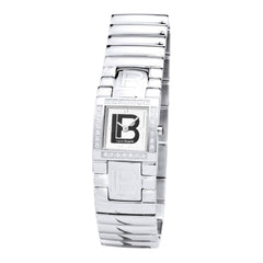 Laura Biagiotti Damen-Armbanduhr aus silberfarbenem Edelstahl