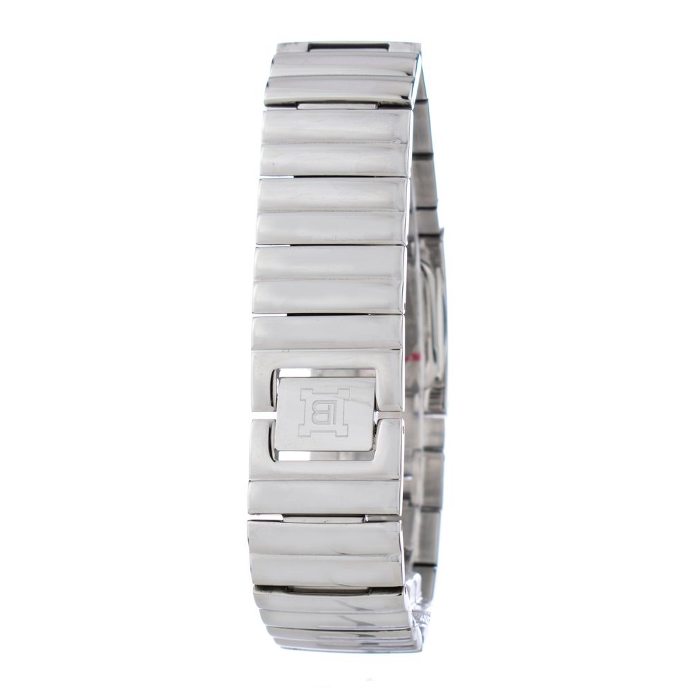 Laura Biagiotti Damen-Armbanduhr aus silberfarbenem Edelstahl