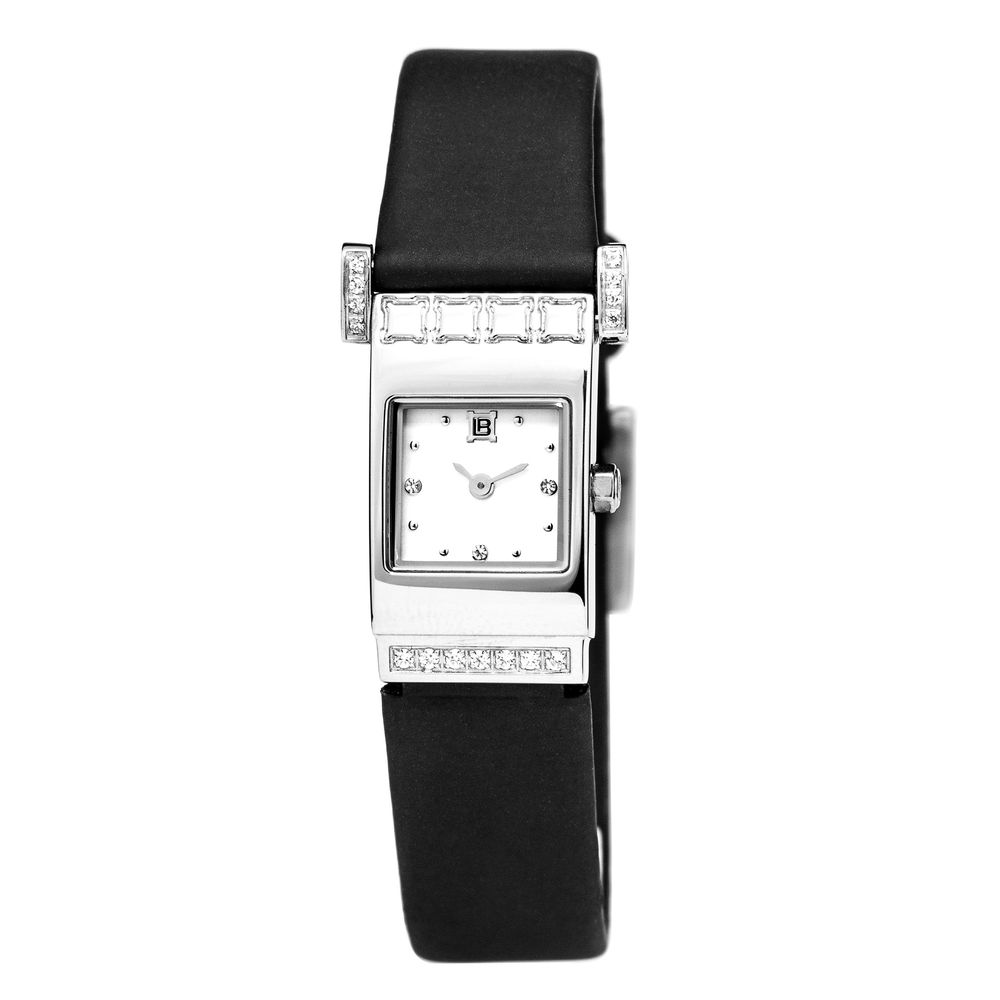 Laura Biagiotti Schwarze Kautschuk-Armbanduhr