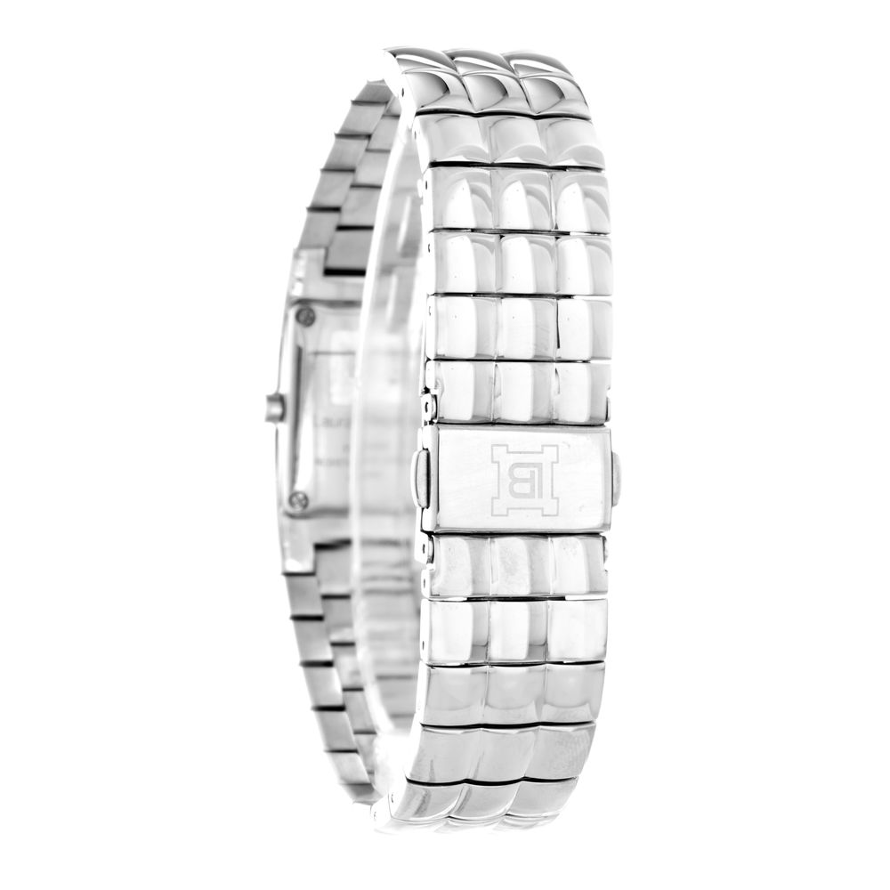 Laura Biagiotti Damen-Armbanduhr aus silberfarbenem Edelstahl