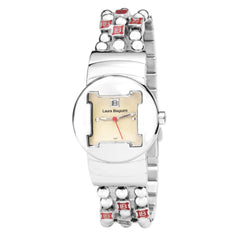 Laura Biagiotti Damen-Armbanduhr aus silberfarbenem Edelstahl