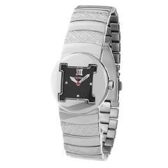 Laura Biagiotti Damen-Armbanduhr aus silberfarbenem Edelstahl