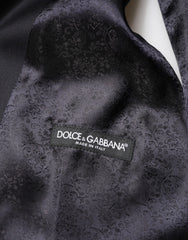 Dolce & Gabbana Zwart Wollen Enkele Rij Knopen 3-Delig Herenpak