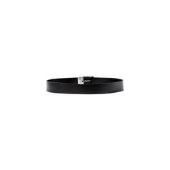 Calvin Klein Zwarte Leren Riem
