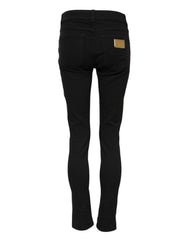 Dolce & Gabbana Schwarze Baumwoll-Freizeitjeans (Skinny)