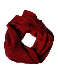 Dolce & Gabbana Roter Strickschal aus Wolle für Herren