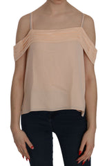 Alexander Wang Orange Carmen-Ausschnitt Top Bluse