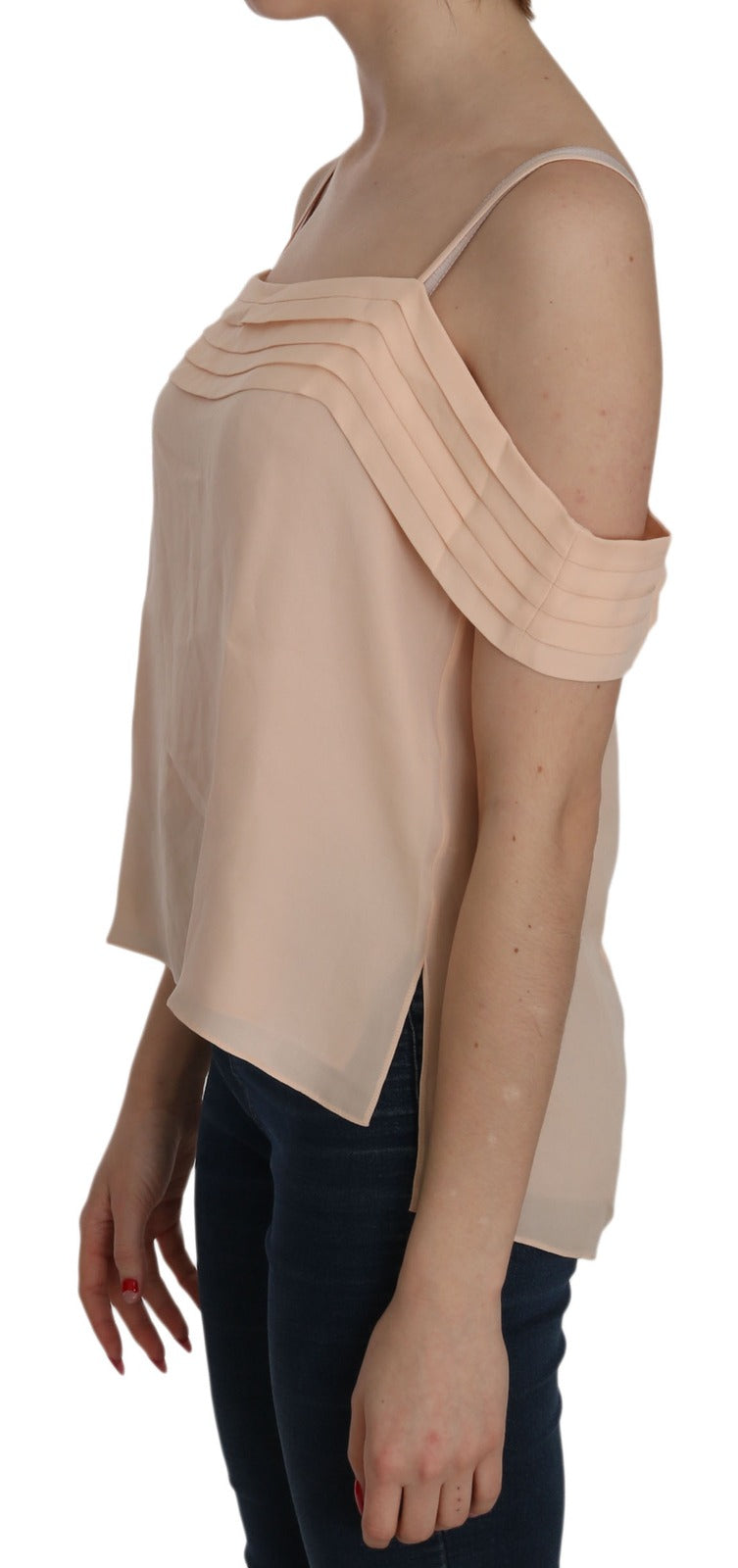 Alexander Wang Orange Carmen-Ausschnitt Top Bluse