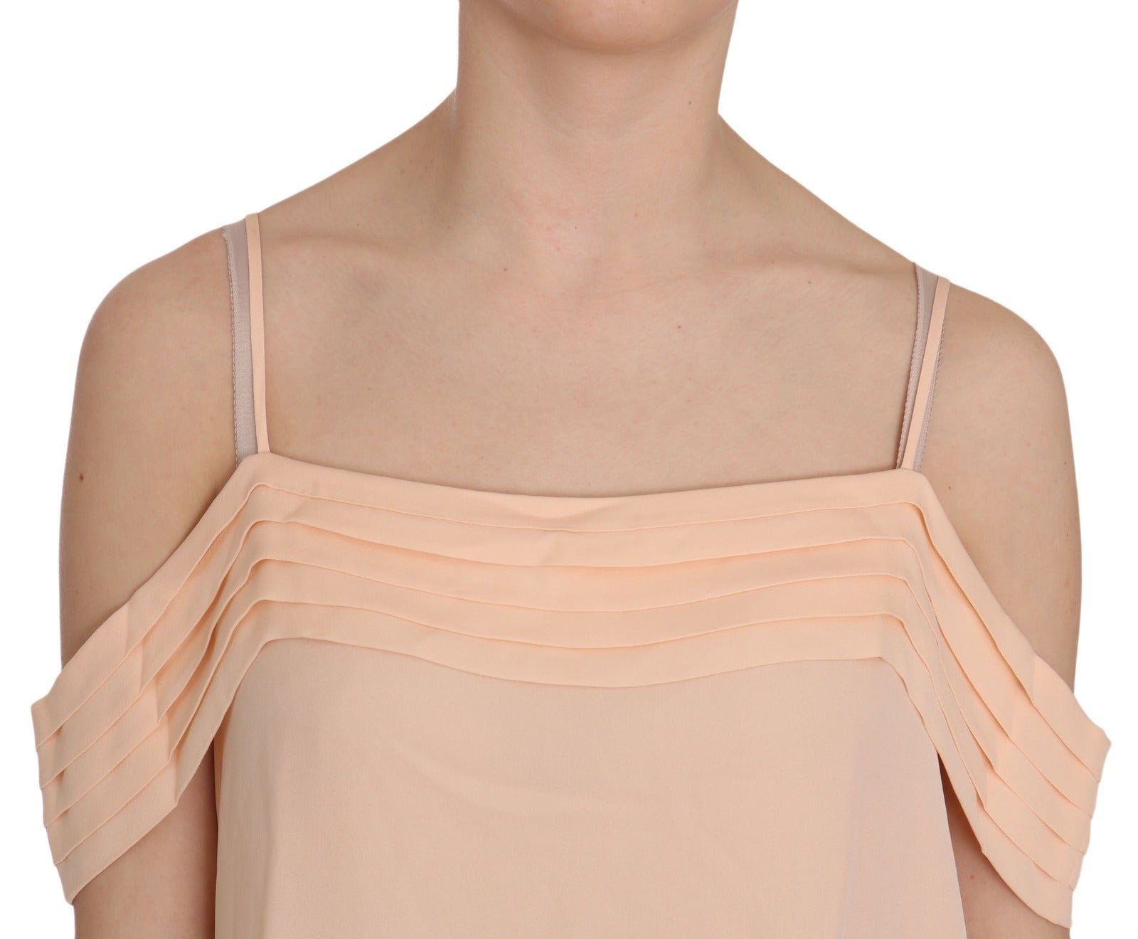 Alexander Wang Orange Carmen-Ausschnitt Top Bluse