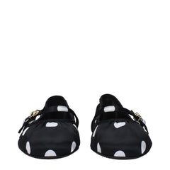 Dolce & Gabbana Zwarte Stoffen Ballerina's