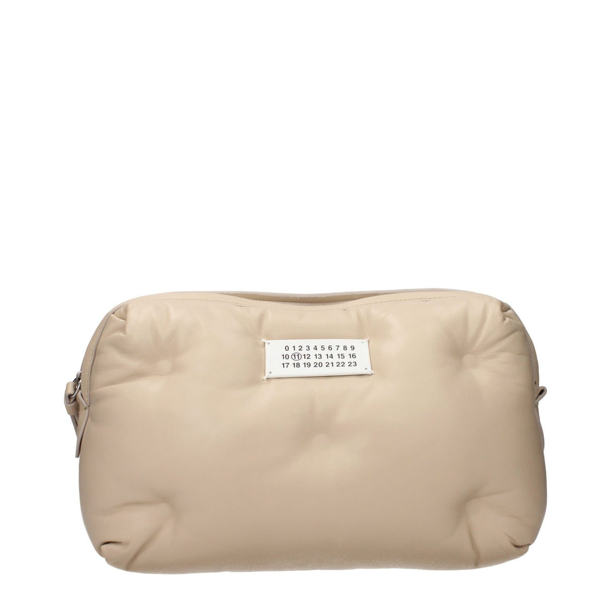Maison Margiela Beige Leren Clutch Tas