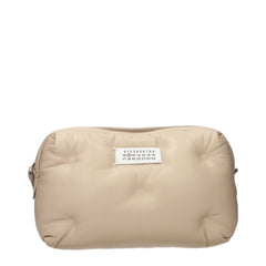 Maison Margiela Beige Leren Clutch Tas