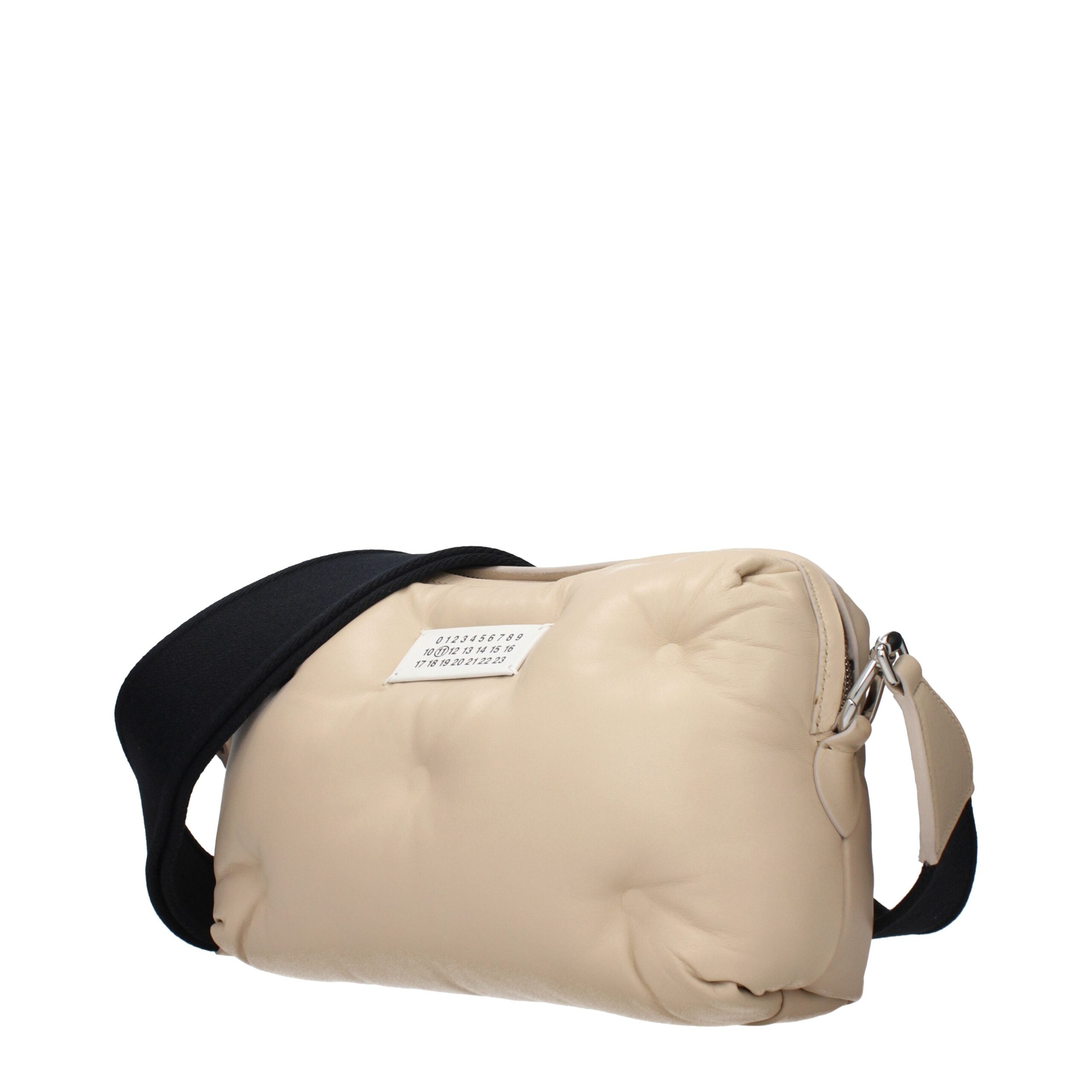 Maison Margiela Beige Leren Clutch Tas