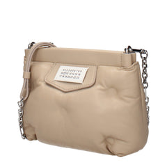 Maison Margiela Beige Leren Crossbody Tas